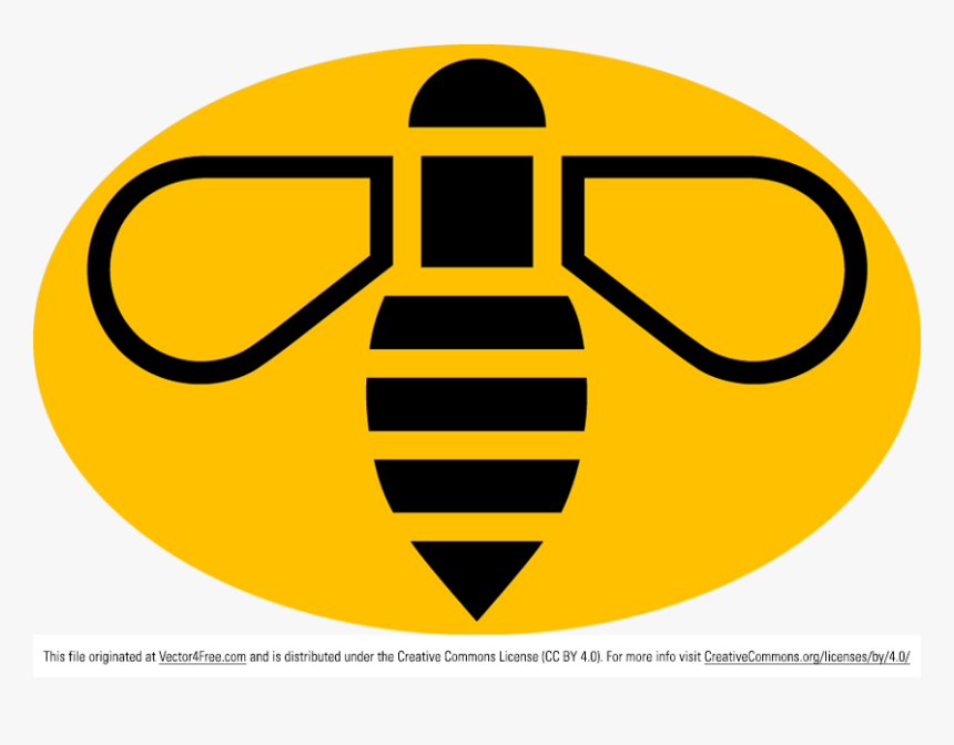 Bees Vector Clipart Honey Bee - Made In Manchester Bee, HD Png Download