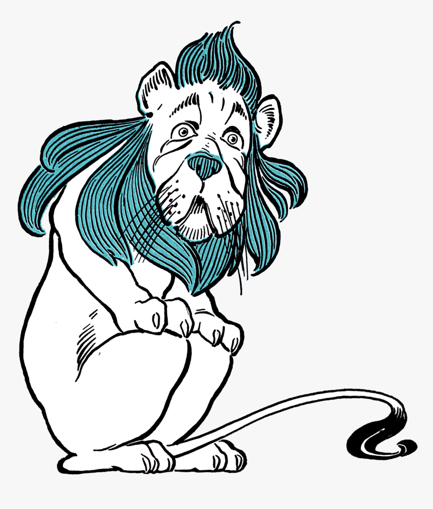 Cowardly Lion - Wonderful Wizard Of Oz Lion, HD Png Download