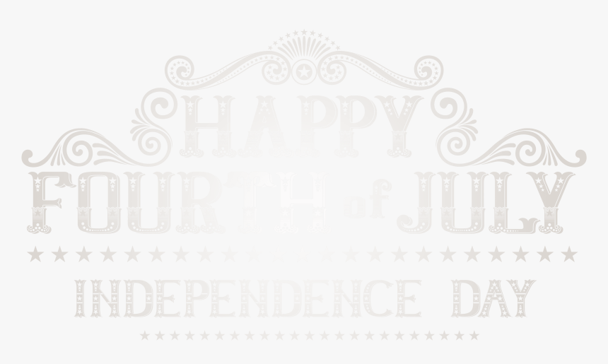Happy 4th July Vintage Png Clip Art Image Clipart Image - Fourth Of July Logo Black Background, Transparent Png