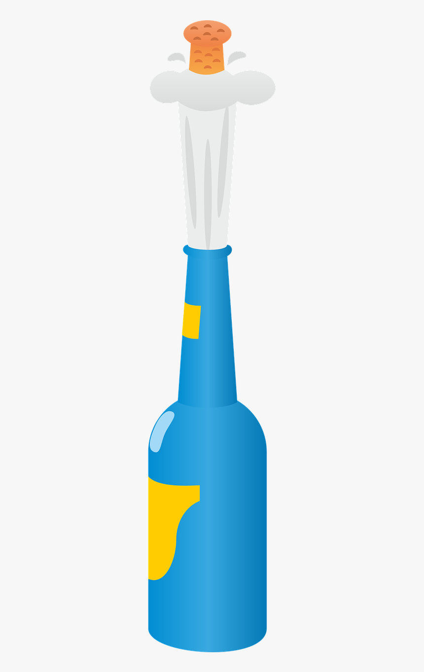 Bottle Champagne Bottle Of Sparkling Wine Free Picture - Champagne, HD Png Download