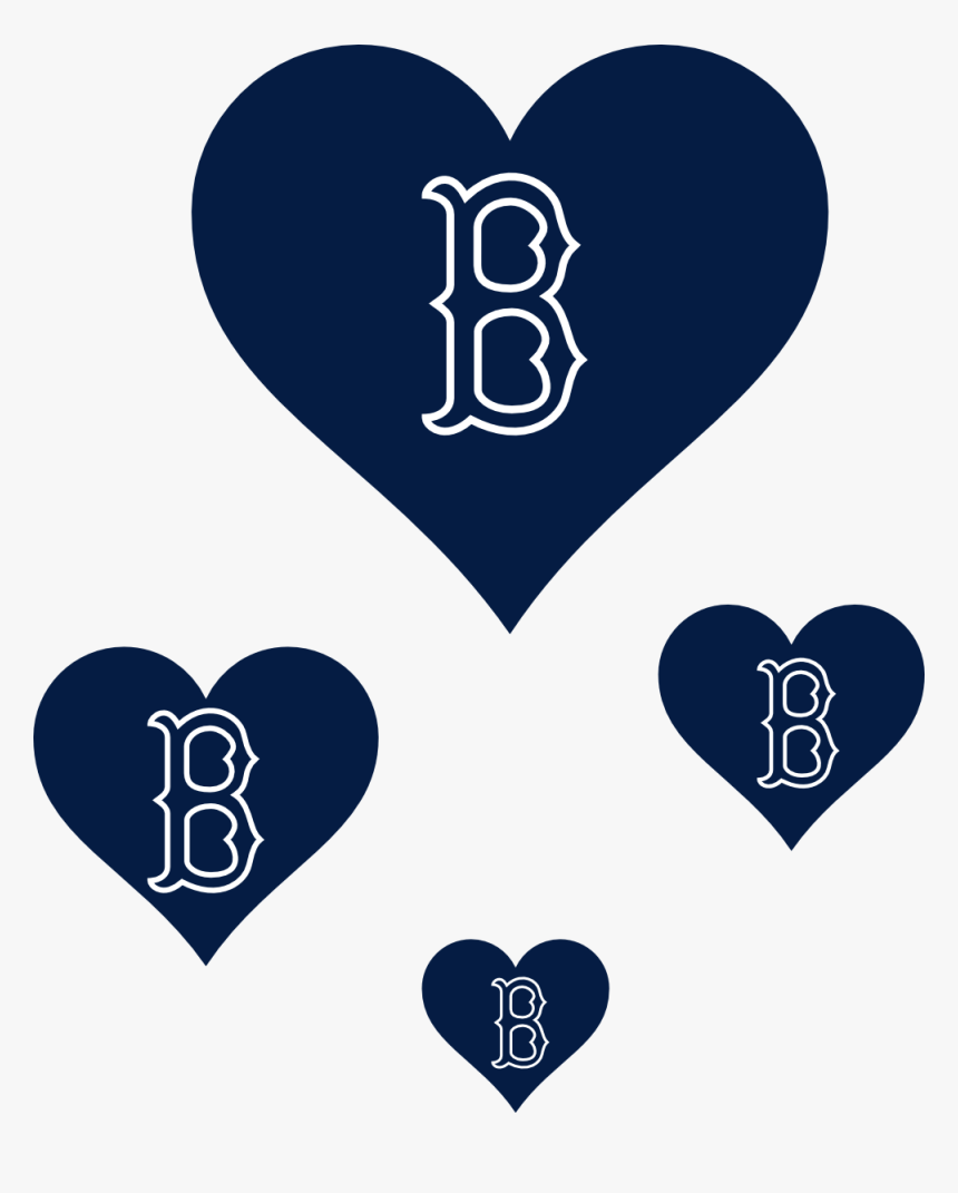 Pray For Boston Heart Blue 13 555px - Boston Red Sox, HD Png Download