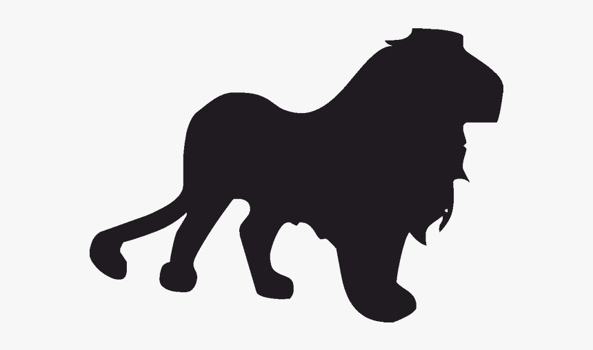 Lion Silhouette Tiger Pumbaa - Sticker, HD Png Download