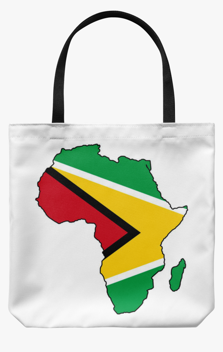 Africa Guyana Tote Bag - Africa Map Blue Vector, HD Png Download