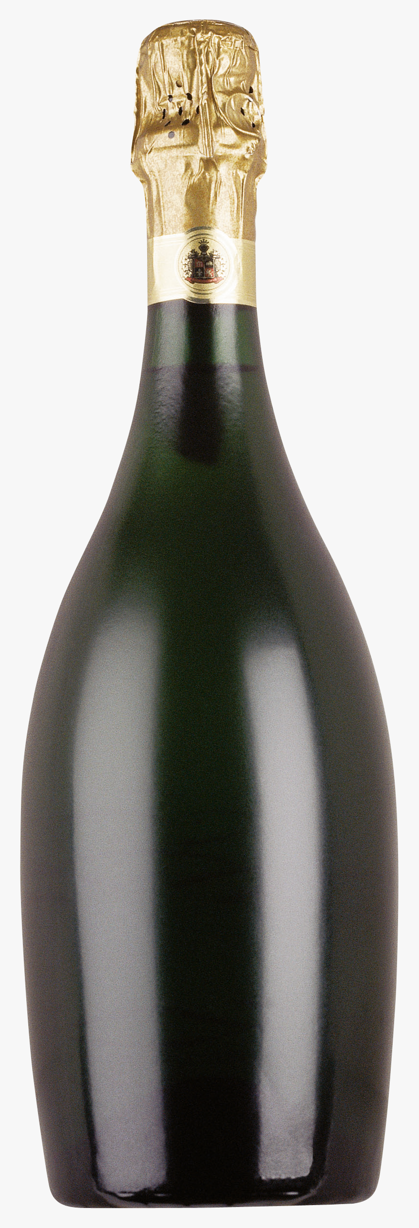 Transparent Medicine Bottle Png - Black Champagne Bottle Png, Png Download