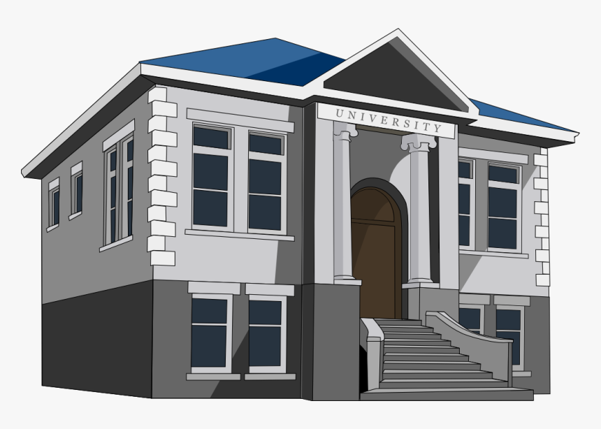 Transparent School Building Png - University Building Clip Art, Png Download
