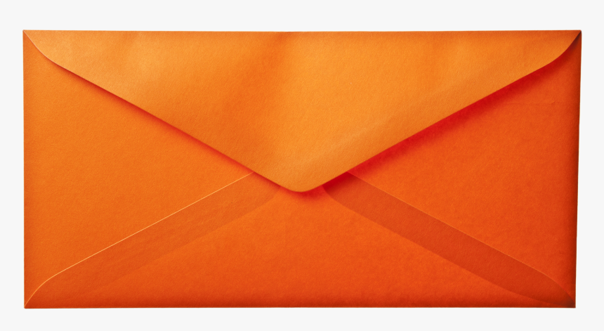 Orange Envelope Paper Background Layer Hd - Paper, HD Png Download