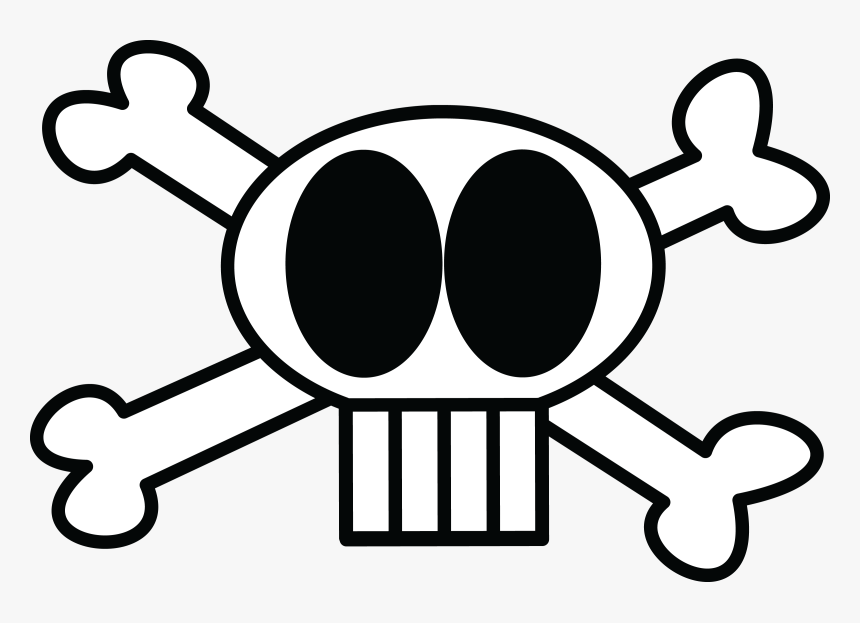 Skull And Crossbones Background Png Transparent Hd - Enemy Clipart, Png Download