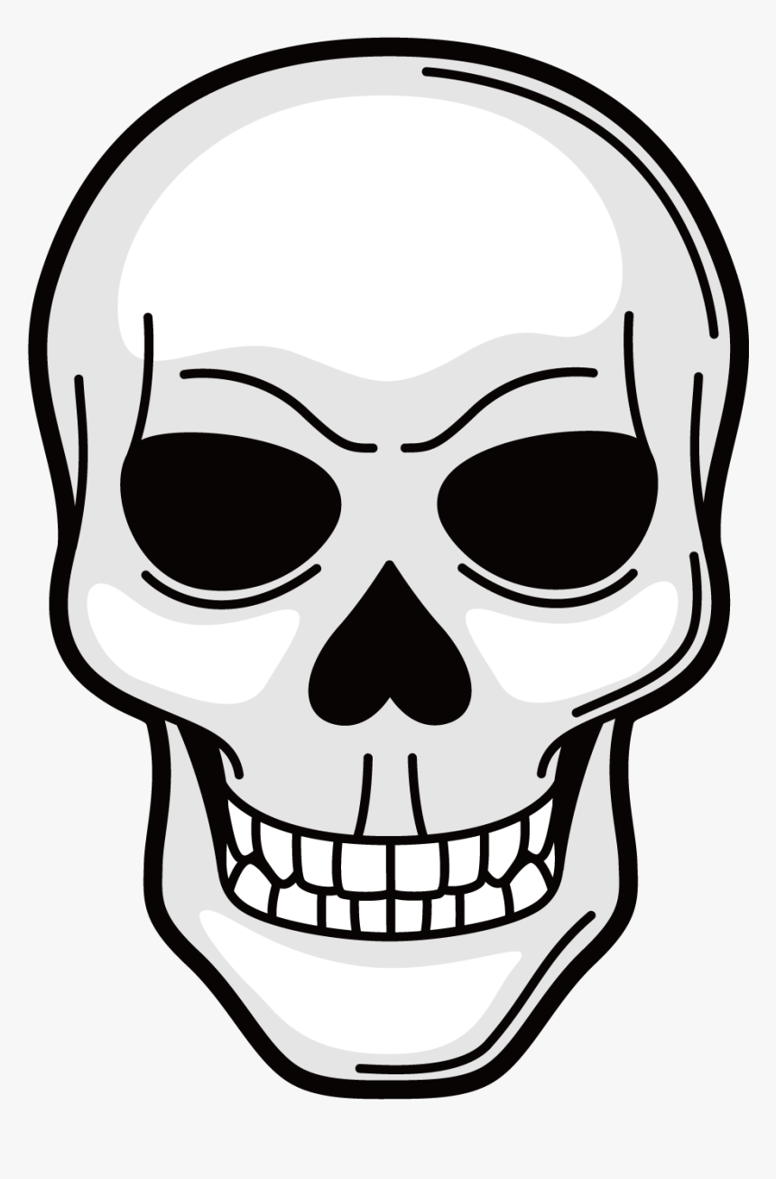 Symbol Tattoo Royalty-free Illustration - Clip Art Black And White Skull, HD Png Download