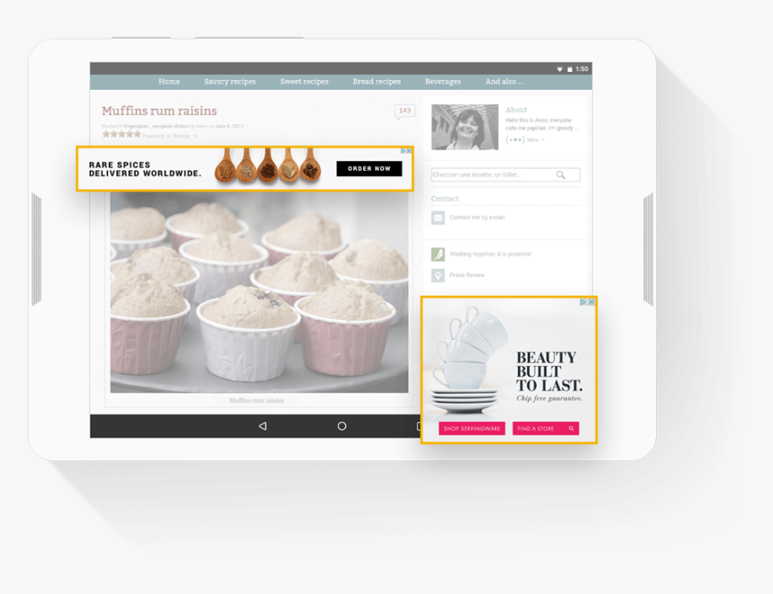 Website Google Adsense, HD Png Download