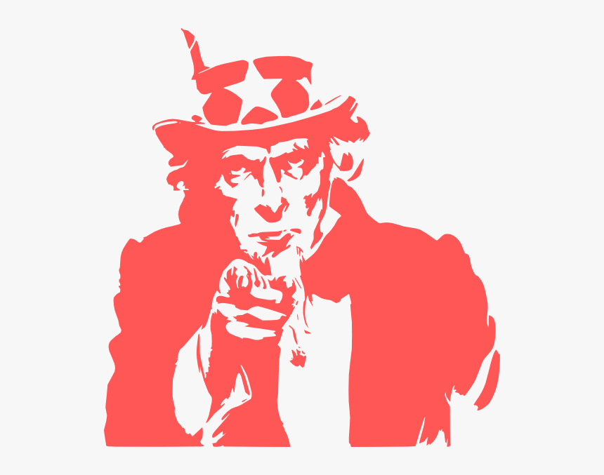 Uncle Sam Silhouette, HD Png Download