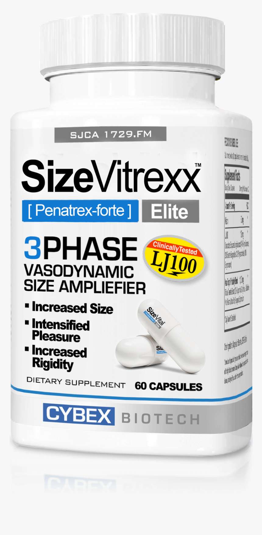Transparent Pill Bottle Png - Before And After Sizevitrexx, Png Download