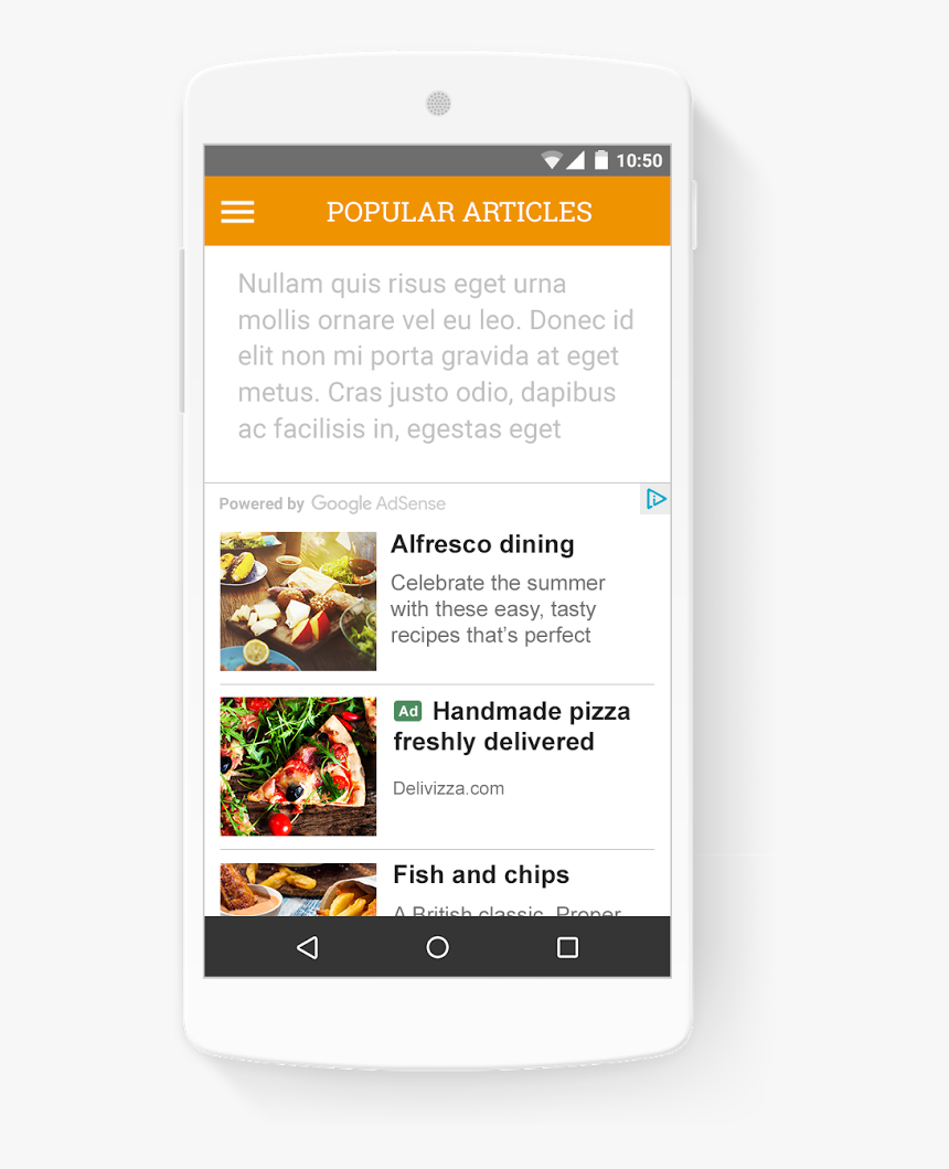 Transparent Ads Png - Native Adsense, Png Download