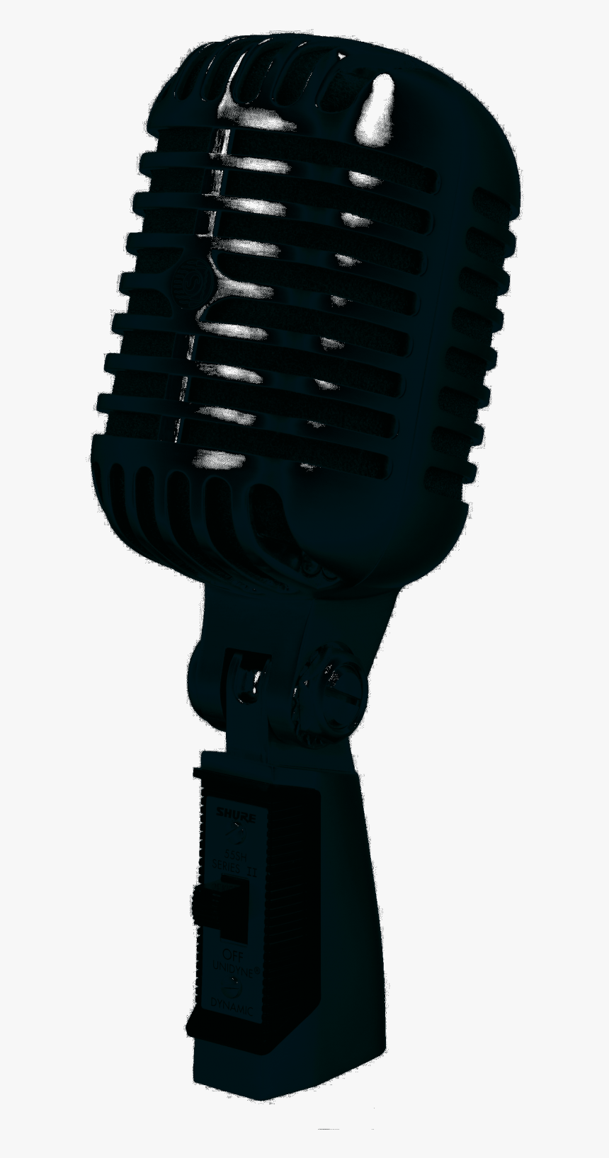 55sh Vintage Style Elvis Microphone - Shure Microphone Super 55, HD Png Download