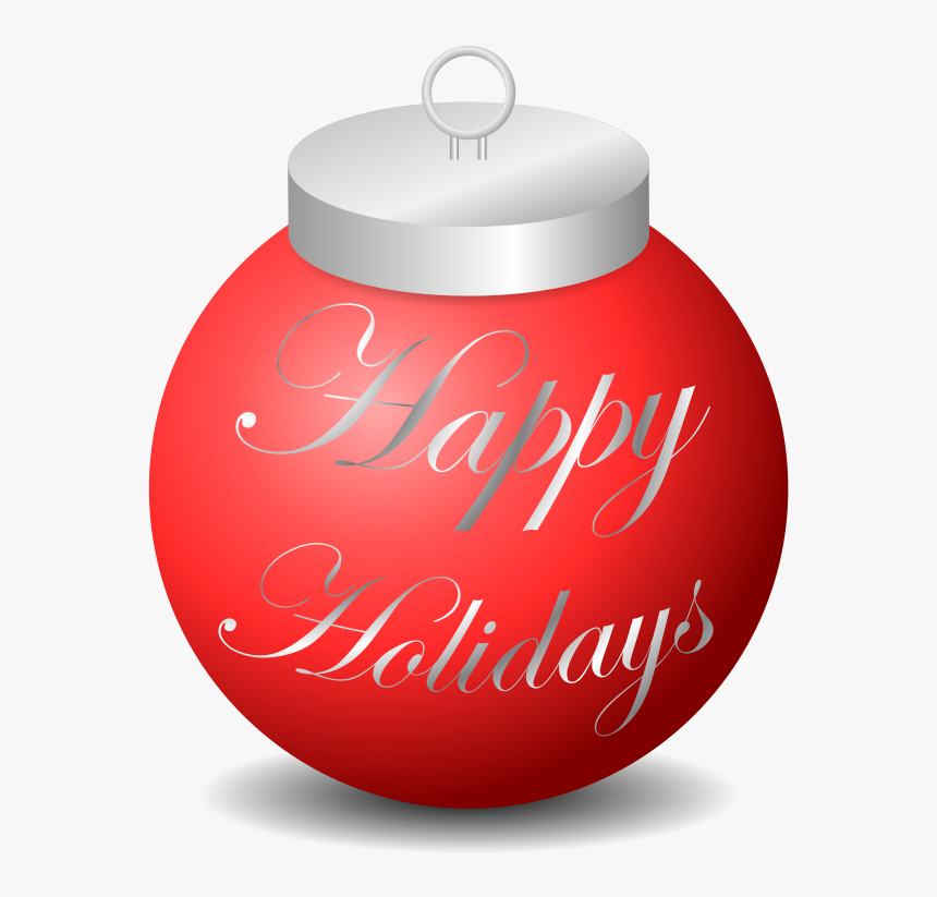 Holidays Free Download Png - Happy Holidays Clip Art, Transparent Png