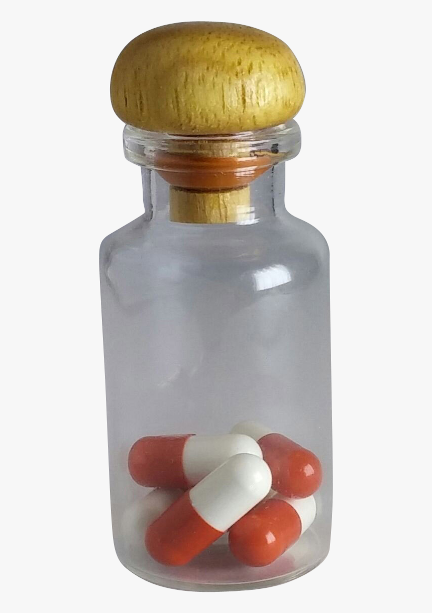 Pills In A Bottle Png Image, Transparent Png