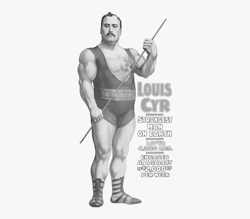 Strongest Man On Earth - Vintage Strongman, HD Png Download