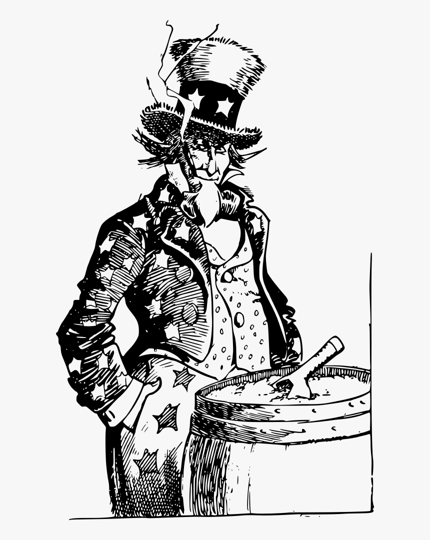 Jpg Royalty Free Free Uncle Sam Clipart - Uncle Sam Evil, HD Png Download