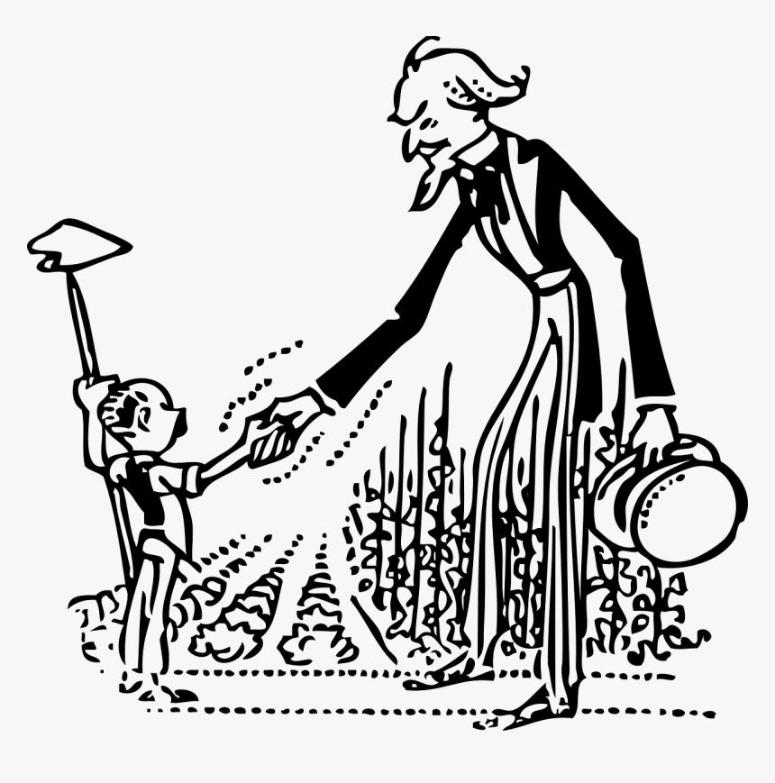 Uncle Sam And Farmer, HD Png Download