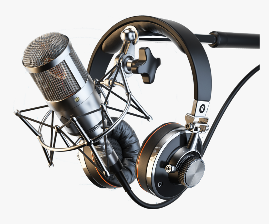 Microphone Png High-quality Image - Mic And Headphone Png, Transparent Png