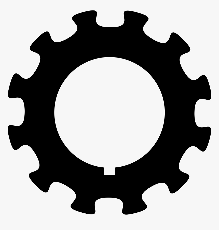 Black Gears Png - Manufacturing Icon, Transparent Png