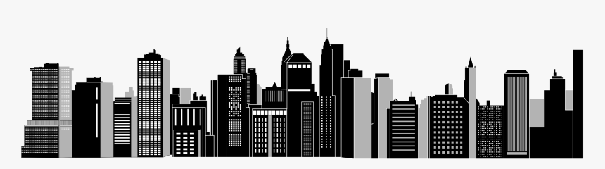 Clipart - Cityscape Png, Transparent Png