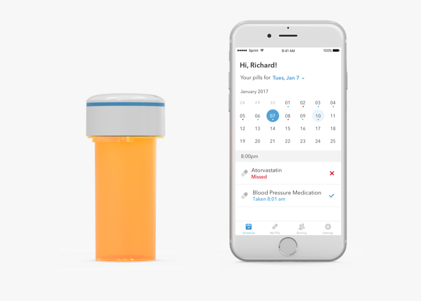 Prescription Bottle Png - Iphone, Transparent Png