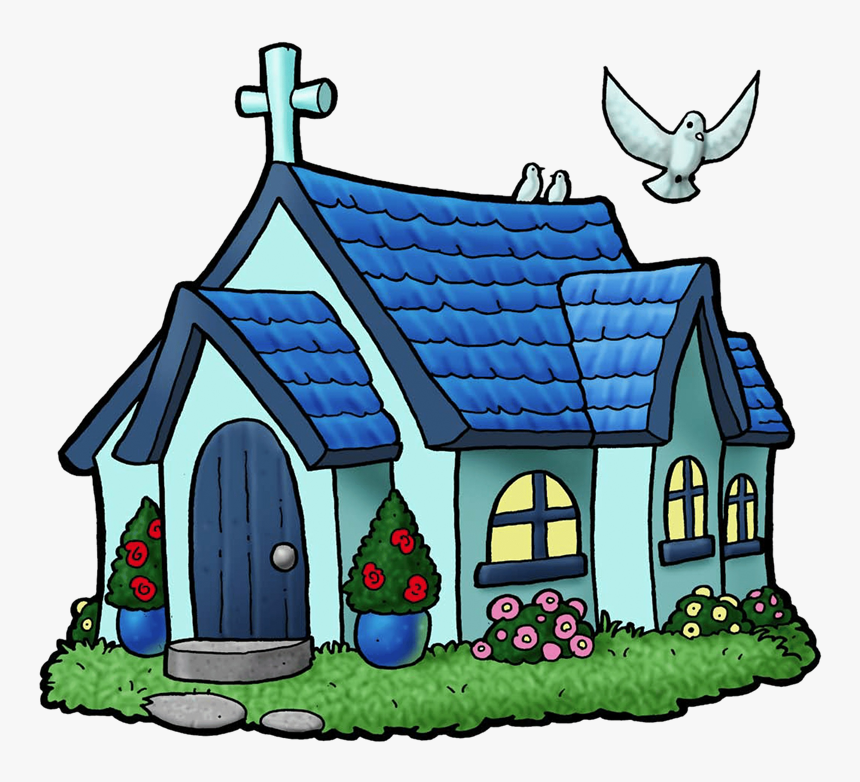 Clipart Church Country Church - Church Cartoon, HD Png Download