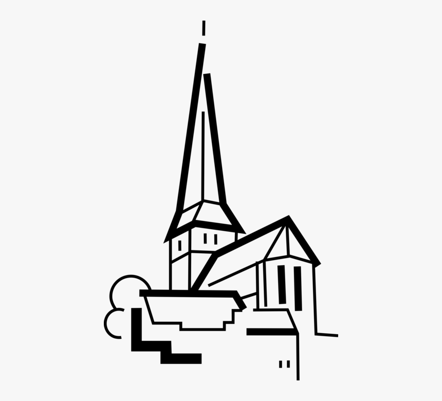 Church Spire Png - Clipart Steeple Church, Transparent Png
