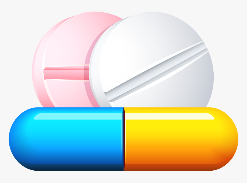 Medication Cliparts - Pills Clipart Png, Transparent Png