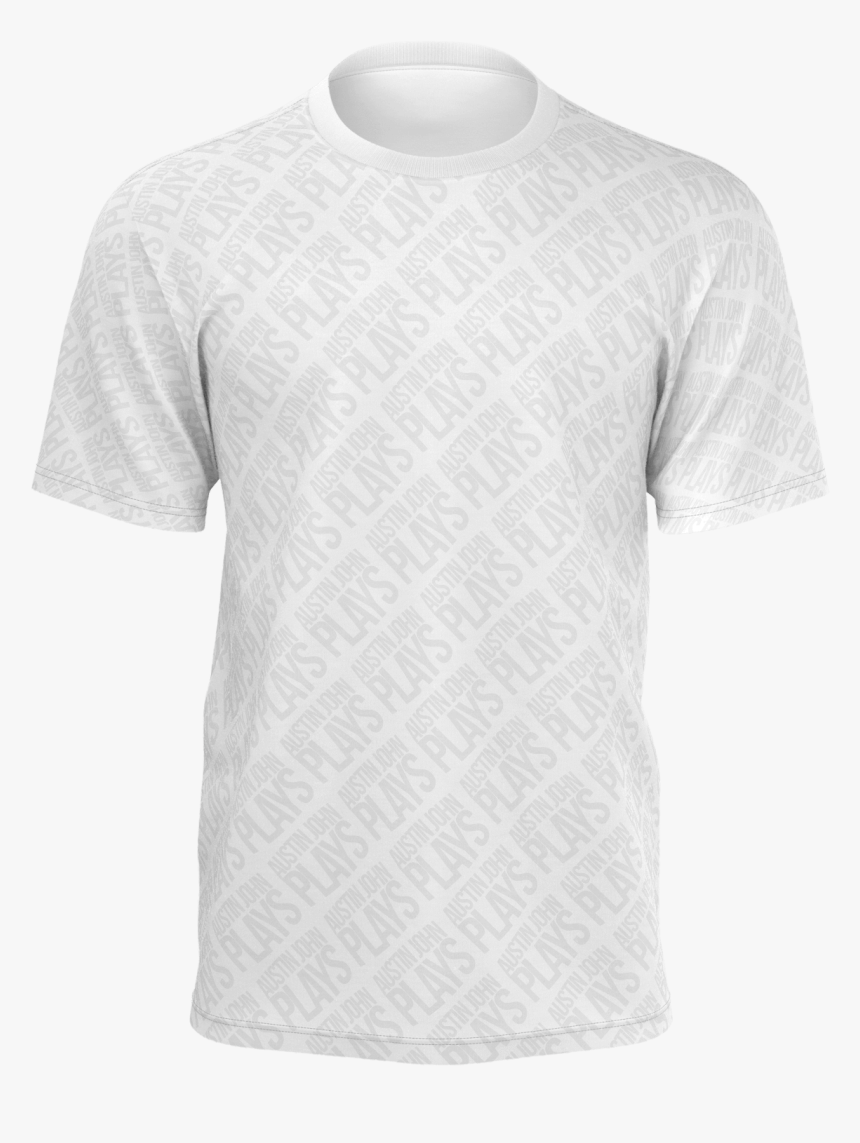 White T Shirt Png Austin John Plays White T Shirt - T Shirt Blanc Gildan, Transparent Png