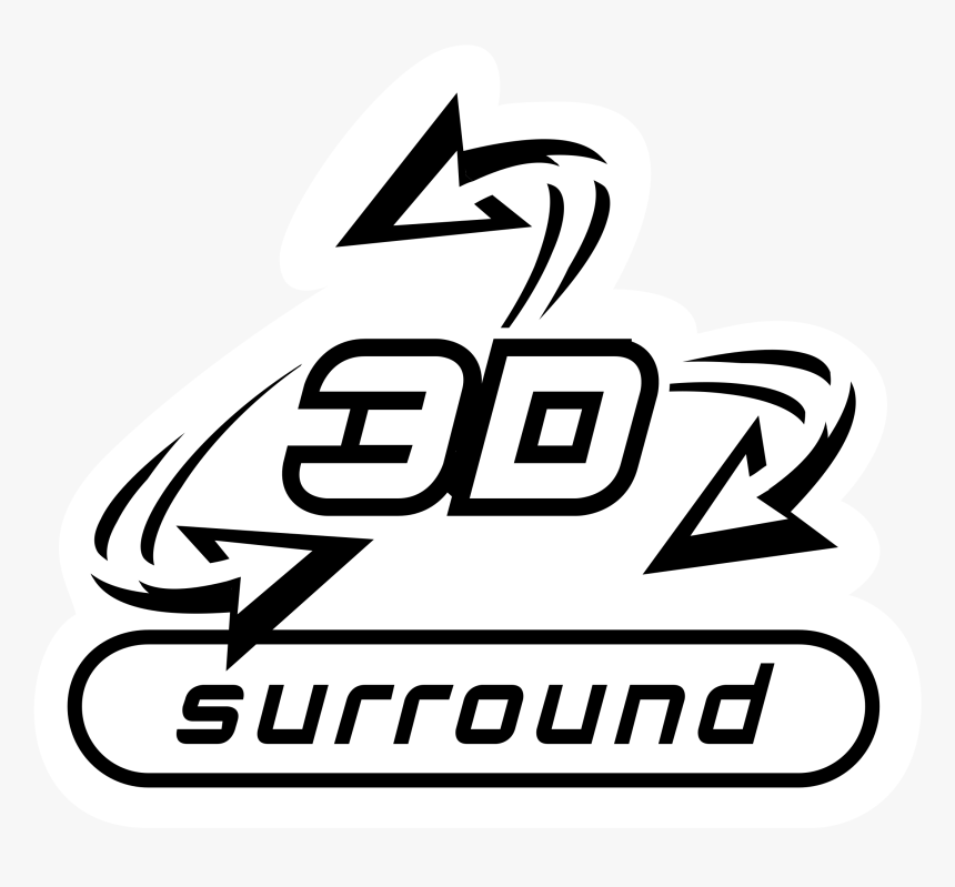 3d Surround Logo Png, Transparent Png