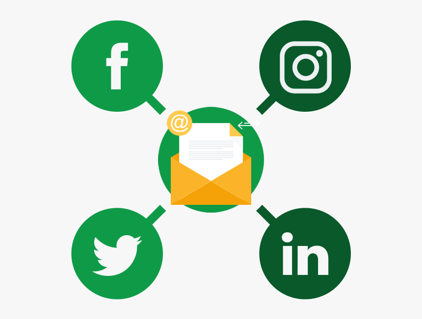 Facebook, Instagram, Linkedin And Twitter Icons - Social Media Platform