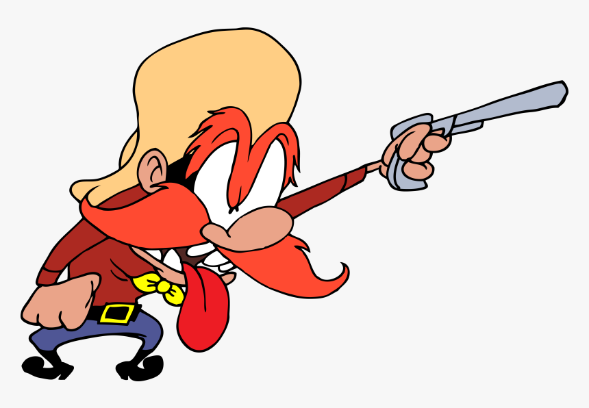 Drawn Gun Yosemite Sam - Looney Tunes Yosemite Sam Png, Transparent Png