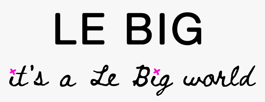 Le Big Blog Clipart , Png Download - Calligraphy, Transparent Png