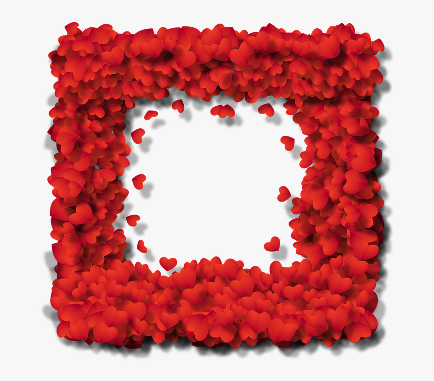 Love Heart Frames Png, Transparent Png