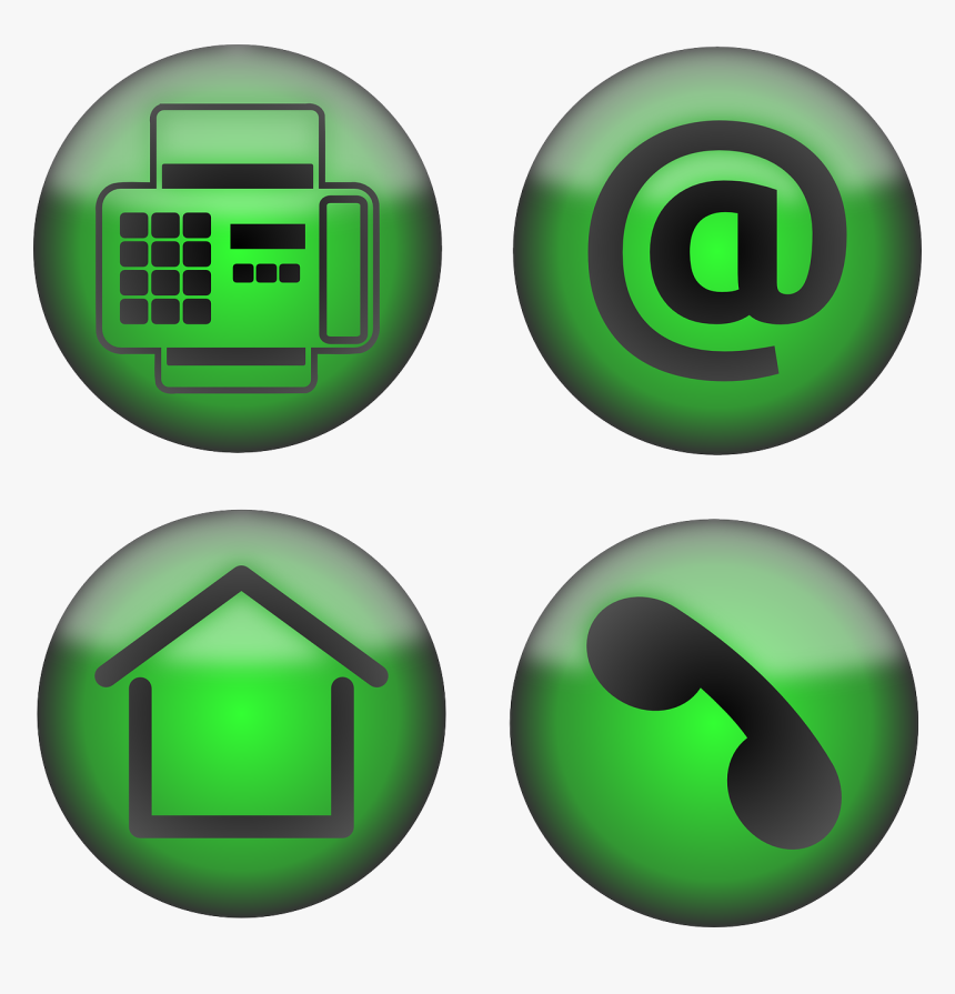 Icons, Office, Contact, Email, Fax, Home, Phone Clip Art Logo Address
