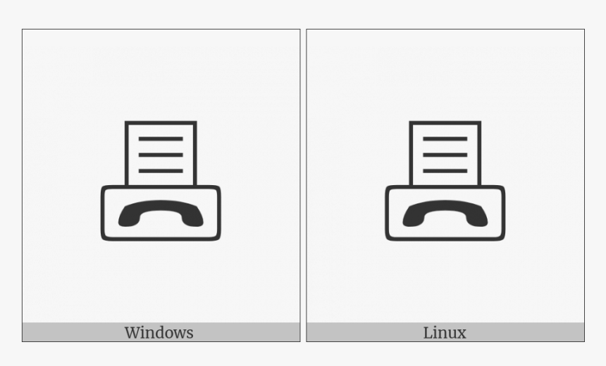 Fax Icon On Various Operating Systems - Fax Icon, HD Png Download