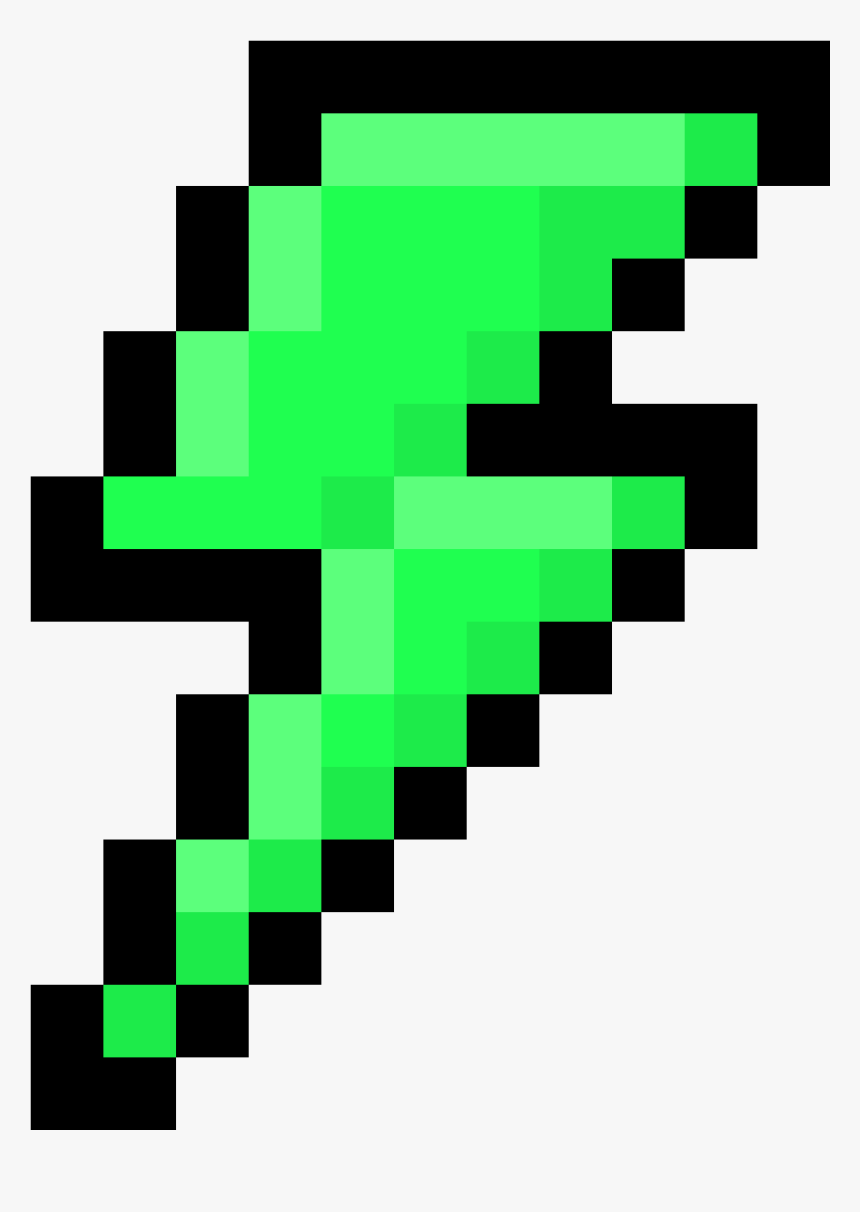 Transparent Pixel Lightning Bolt, HD Png Download