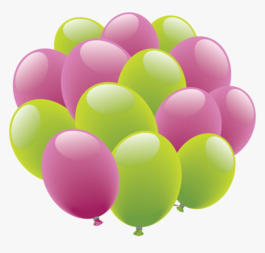 Grab And Download Balloon Icon Clipart - Pink And Lime Green Balloons, HD Png Download