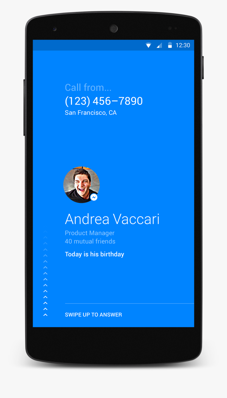 Seewhoscalling - Dial Screen Skype Android, HD Png Download