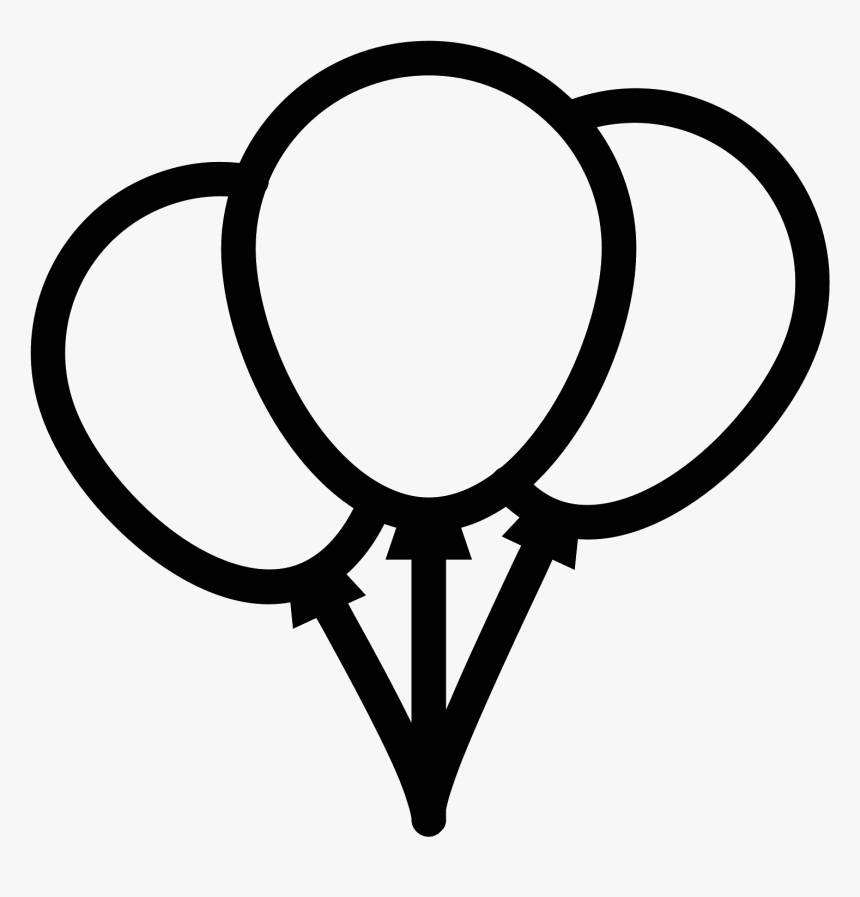Party Balloons Icon Free Download Png And Vector - Transparent Background Party Png Icon, Png Download