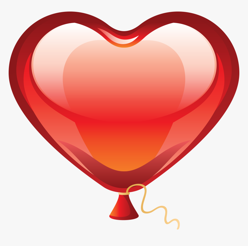 Grab And Download Balloon Png Icon - Love Heart No Background, Transparent Png