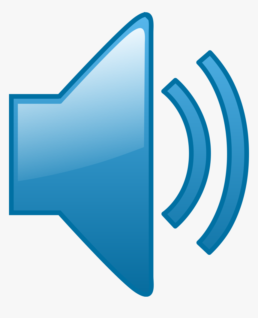 Sound Icon Blue, HD Png Download