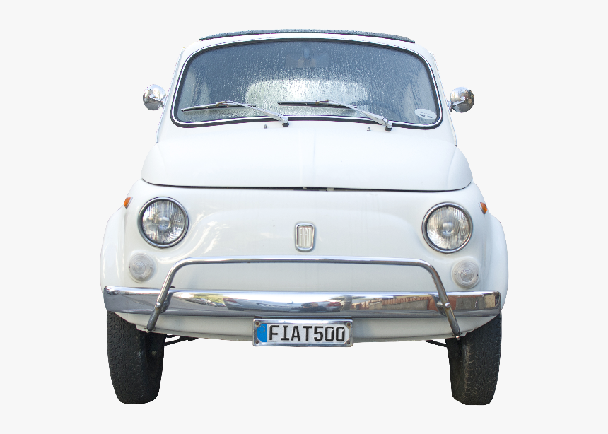 Old Fiat 500 Front, HD Png Download