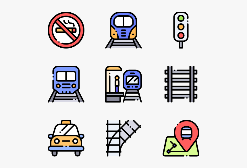 Train Station - Discussion Flat Icon Png, Transparent Png