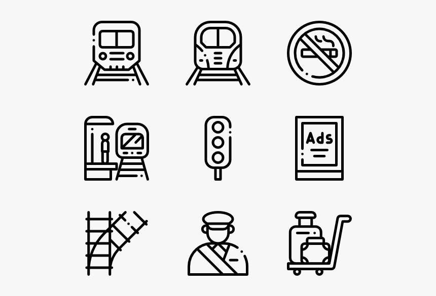 Train Station - Icon Cv Png, Transparent Png