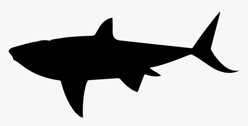 Shark Shape - Animal Silhouettes Shark, HD Png Download
