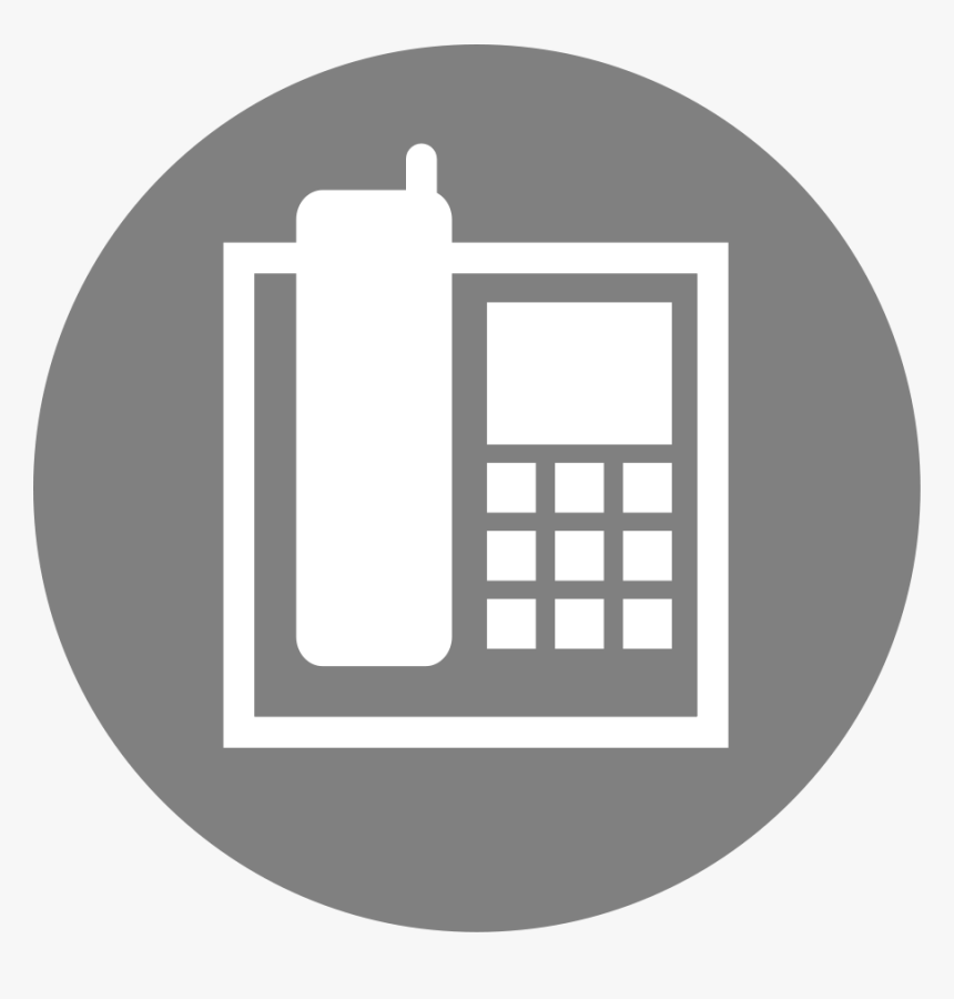 Transparent Telephone Png - Office Phone Icon, Png Download