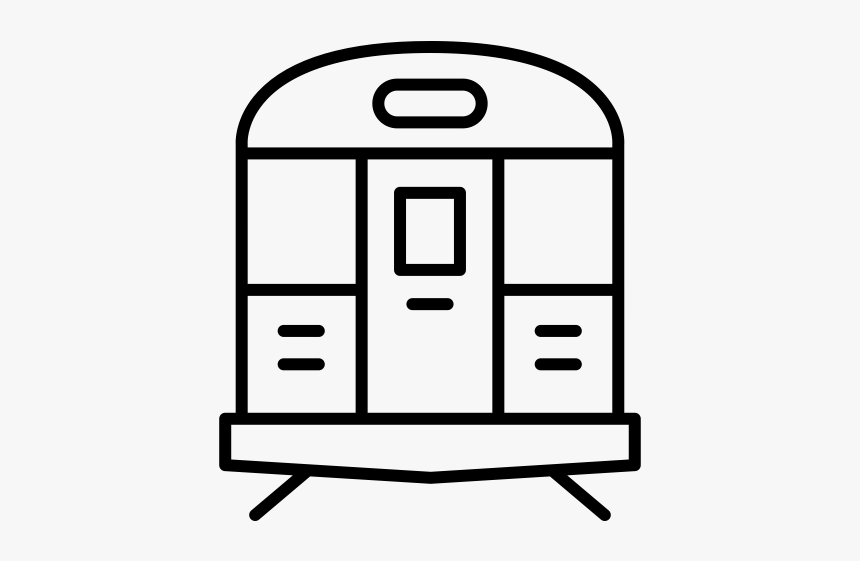 Subway Icon - Great Temple Aztec Outline, HD Png Download