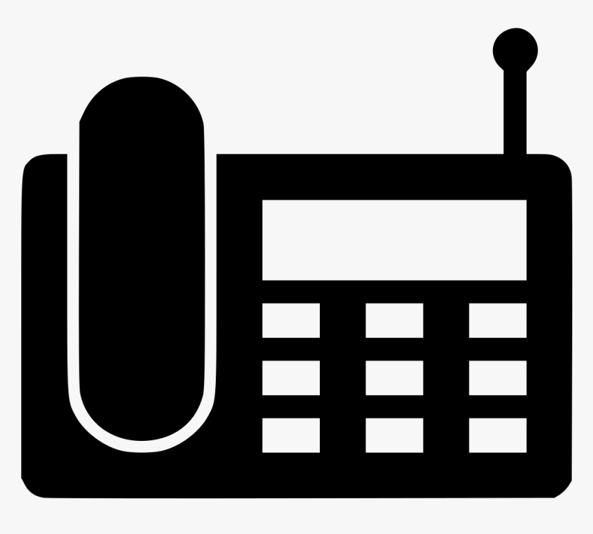 Wireless Svg Png Icon - Landline Phone Icon Png, Transparent Png